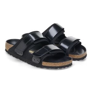 Birkenstock Uji Nubuck Leather - High Shine Black